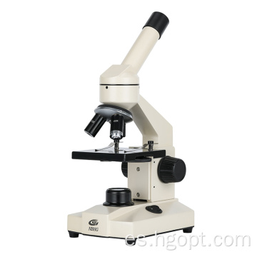 Microscopio biológico económico de laboratorio monocular